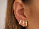 Brinco Ear Cuff Folheado a Ouro 18k - Deitos Joias Finas