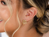 Brinco Ear Cuff com Microzircônias Folheado a Ouro 18k - Deitos Joias Finas