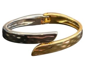 Bracelete Duo com Onix Folheado a Ouro 18k