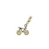 Berloque folheado ouro bicicleta - Deitos Joias Finas
