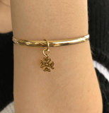Pingente para Bracelete personalizado folheado a ouro 18k - Deitos Joias Finas
